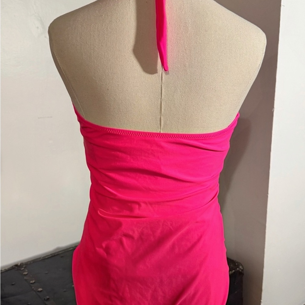 Amazon Women's Hot Pink One Piece Swimsuit, New - Picture 2 of 5